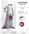 Sapphire Lawn 3-Piece Unstitched Suit – Everyday Elegance for Summer