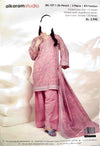 AlKaram Lawn 3-Piece Unstitched Suit – Everyday Elegance for Summer (MS-1.157-26-Peach)