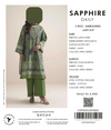 Sapphire 3-Piece Embroidered Lawn Unstitched Suit (A6)