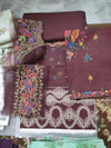 Sapphire 3-Piece Embroidered Lawn Unstitched Suit (A3)