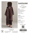 Sapphire 3-Piece Embroidered Lawn Unstitched Suit (A3)