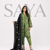 SAYA Original 3-Piece Unstitched Suit – Premium Lawn (U01-26152-P02A)