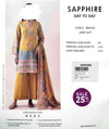 Sapphire Lawn 3-Piece Unstitched Suit – Everyday Elegance for Summer(D2)