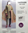 Sapphire Lawn 3-Piece Unstitched Suit – Everyday Elegance for Summer(D3)