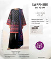 Sapphire Lawn 3-Piece Unstitched Suit – Everyday Elegance for Summer(D4)
