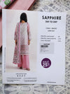 Sapphire Lawn 3-Piece Unstitched Suit – Everyday Elegance for Summer(D7)